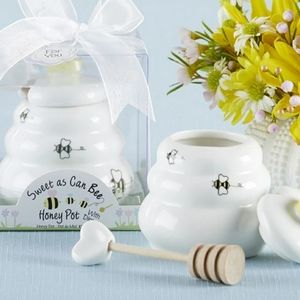 NWOT Ceramic Honey Pot